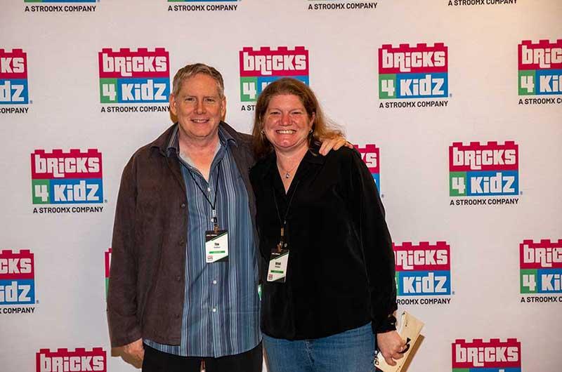 Franchise owners Tim and Kristi Walker at a Bricks 4 Kidz conference